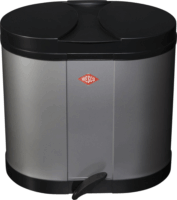 WESCO Ökosammler Beta 2 x 15 literes pedálos fém szemetes - Ezüst