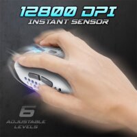 Spirit of Gamer Pro-M4 Arctic RGB Vezetékes Gaming Egér - Fehér