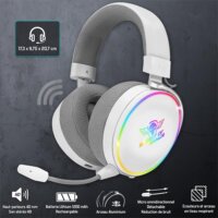 Spirit of Gamer MIC-XH1700W Bluetooth Gamer Fejhallgató Headset - Fehér / Szürke