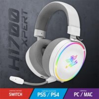 Spirit of Gamer MIC-XH1700W Bluetooth Gamer Fejhallgató Headset - Fehér / Szürke