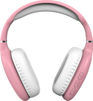 Snopy SN-BT43 Bluetooth Fejhallgató Headset - Fehér / Rózsaszín
