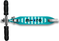 Micro Sprite LED 2 kerekű gyerek roller - Türkiz/Csíkos