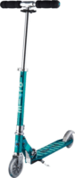 Micro Sprite LED 2 kerekű gyerek roller - Türkiz/Csíkos
