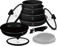 Berlinger Haus BH/8248 12 részes serpenyő szett - Matt fekete