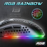 Spirit of Gamer S-PM4 RGB Vezetékes Gaming Egér - Fekete