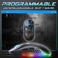 Spirit of Gamer S-PM4 RGB Vezetékes Gaming Egér - Fekete