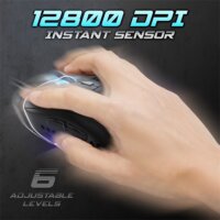 Spirit of Gamer S-PM4 RGB Vezetékes Gaming Egér - Fekete