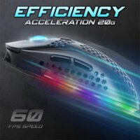 Spirit of Gamer S-PM4 RGB Vezetékes Gaming Egér - Fekete