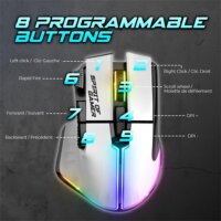 Spirit of Gamer Pro-M5 Arctic Wireless Gaming Egér - Fehér