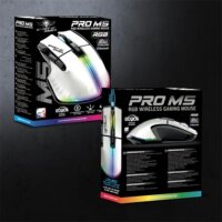 Spirit of Gamer Pro-M5 Arctic Wireless Gaming Egér - Fehér