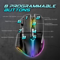 Spirit of Gamer Pro-M5 Wireless Gaming Egér - Fekete