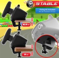 Spirit of Gamer Race Wheel Pro Air Kormány - Fekete (PC / PS3 / PS4 / Nintendo Switch / Andorid)