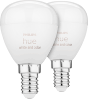 Philips Hue LED Luster E14 RGB LED Okos izzó 2db