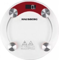 Hausberg HB-6000RS Digitális személymérleg Max 180kg - Vörös / Átlátszó