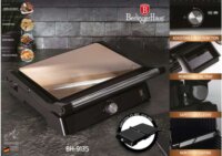 Berlinger Haus BH/9135 Elektromos Asztali Kontakt Grillsütő 2000 Watt - Fekete / Rózsaarany