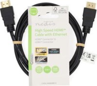 Nedis CVGL34060BK15 HDMI apa - HDMI apa Kábel 1,5m - Fekete