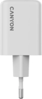 Canyon CU45AC 1x USB-A / 2x USB-C Hálózati Gyorstöltő Adapter 45W - Fehér