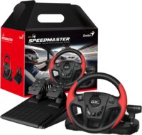 Genius SpeedMaster Multi Kormány és pedál - Fekete (PC / PS3 / PS4 / PS5)