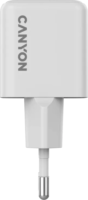 Canyon CU20AC GaN 1x USB-A / 1x USB-C Hálózati töltő Adapter 20W - Fehér