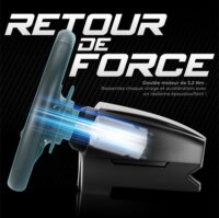 Spirit of Gamer Race Wheel Force 1080 RS Kormány és pedál - Fekete (PC / PS4 / Xbox X|S / One)