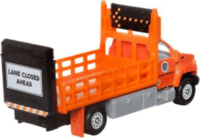 Mattel Matchbox Working Rigs - GMC 3500 Attenuator Truck kisautó - Narancs