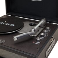 Aiwa VPX-1971BK USB / Bluetooth Bakelit Vinyl lemezjátszó - Fekete