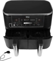 Ninja AF451EU AirFryer Forrólevegős sütő 9,5L 2470 Watt - Fekete