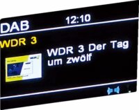 Lenco CR-625BK Rádiós ébresztőóra - Fekete