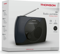 Thomson RT350 Hordozható FM rádió - Fekete