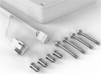 ID-Cooling AF-1230-W 120mm PWM Renszerhűtő ventilátor - Fehér