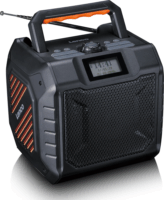 Lenco ODR-160GY Hordozható Bluetooth DAB+ / FM Rádió 35 Watt - Fekete