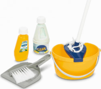 Écoiffier Takarítókocsi porszívóval 11 darabos játékszett