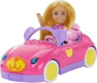 Mattel Barbie Chelsea macis kabrió autója - Pink