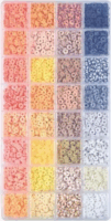 Clay Beads 32 rekezses Gyöngykészlet karkötő készítéshez