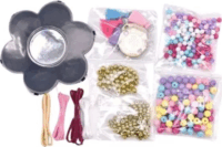 Trendy Jewellery Ékszerkészítő szett virág alakú dobozzal - Rózsaszín