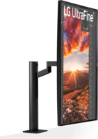 LG 32" 32UN880K-B UltraFine Ergo 16:9 4K UHD IPS Monitor - Fekete