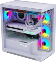 Spirit of Gamer Spark Arctic RGB Midi Torony Számítógépház - Fehér