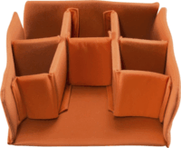 Mantona ElementsPro 40 Fotós Hátizsák - Szürke / Narancssárga