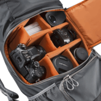 Mantona ElementsPro 40 Fotós Hátizsák - Szürke / Narancssárga