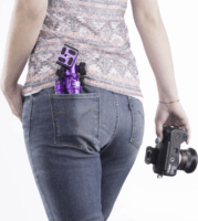 Mantona Kaleido Mini háromlábú Kamera állvány (Tripod) - Lila