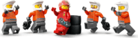 LEGO City: 60443 - F1®-es boxutca és személyzet, Ferrari autóval
