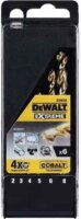 DeWalt Ø 2 - 8 mm HSS Hengeres Fémfúró készlet (6db/csomag)
