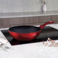 Blauman BL-3983 Wok serpenyő 28cm - Piros