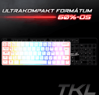 Spirit of Gamer XPERT K200 TKL Gamer Mechanikus Billentyűzet HUN - Fehér