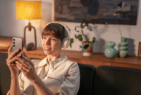 Philips TAH3209WT/00 Bluetooth On-ear Felhallgató Headset - Bézs