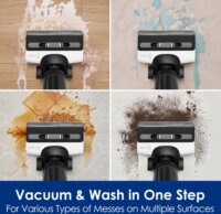 Tineco Floor One S6 Flashdry Pet Akkus porzsák nélküli Felmosó porszívó - Szürke