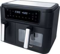 Steba HF 9500 DUO AirFryer Forrólevegős sütő 2x4L 2000 Watt - Fekete