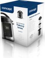 Concept CK8001 Multifunkciós Okos főzőedény 1000 Watt - Inox / Fekete