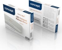 Concept KZ2010 LED Hordozható Kozmetikai Sminktükör 11,8 x 5,8 x 1,4 cm - Fehér