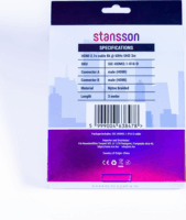 Stansson SIC-HDMI2.1-016-D HDMI 2.1 - HDMI 2.1 8K 60Hz kábel 3m - Fekete